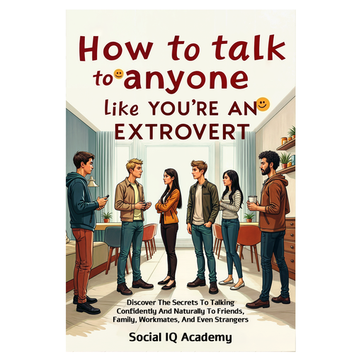 Design a catchy "How To Talk To Anyone" book cover Design by Alexandr_up