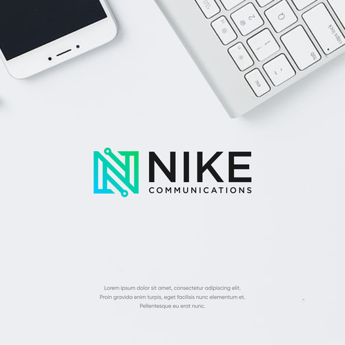 Nike Communications Logo Contest Design by zudsign