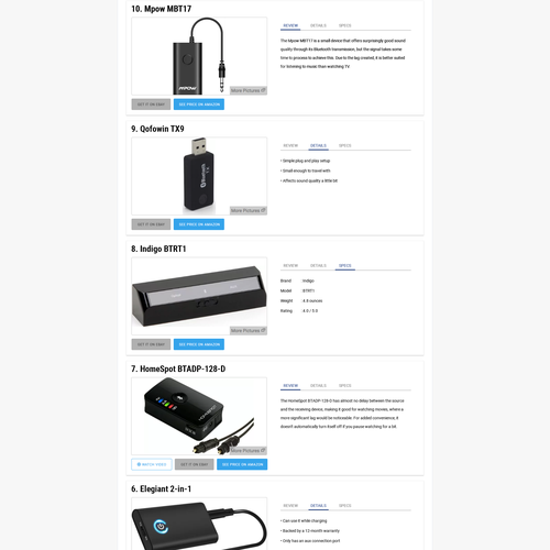 section of web page design, desktop only Design by ideandri