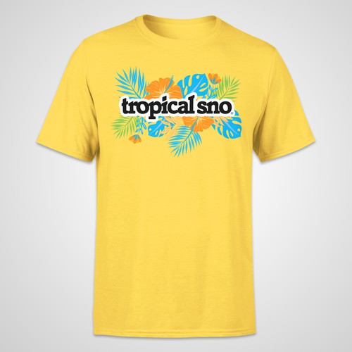 Tropical T-Shirt Design Design by PEDROVALERODSGN ✅