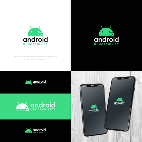 Android Updatability Team Logo Design by Ma♥