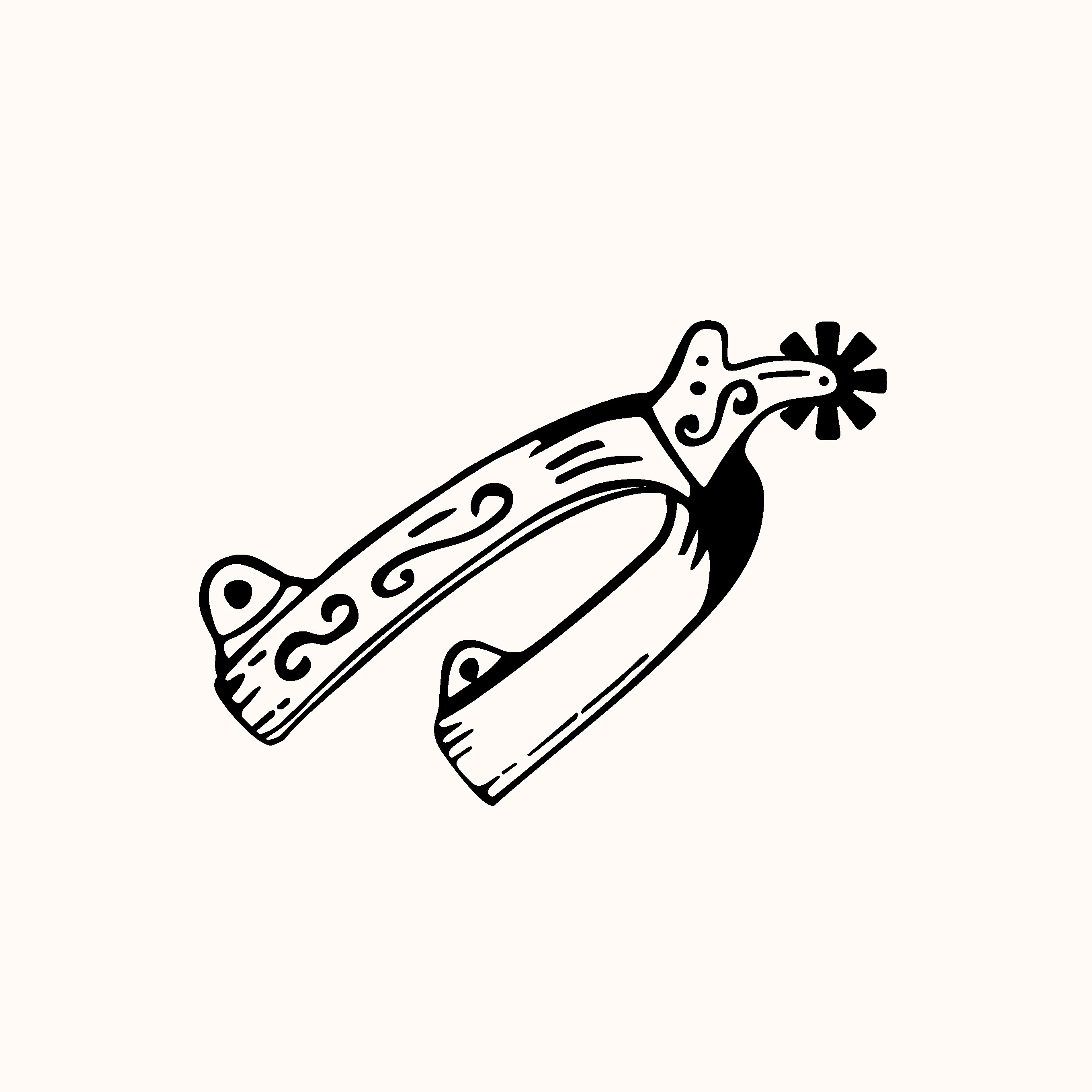 Boomerang logo with the title 'western spurs element'