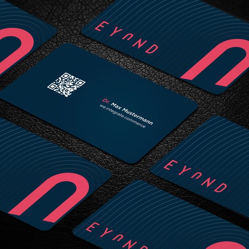 Visitenkarte mit QR Code Design by LAXMI DESIGNHUB