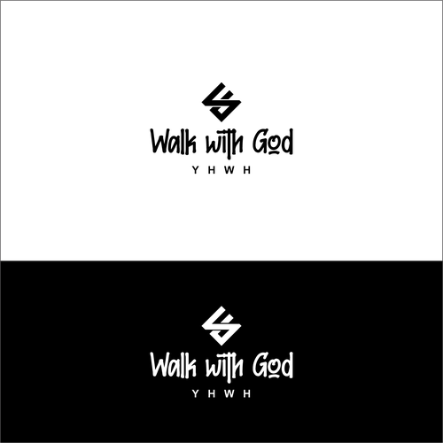 Walk With God Minimalist Luxury Logo for a Modern Faith & Fashion Brand Design by Elesense