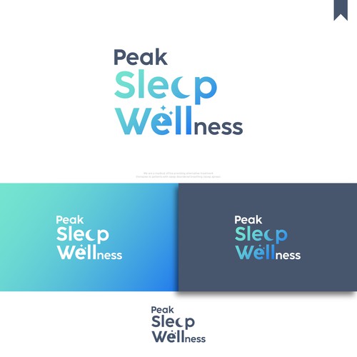 In need of a statement piece logo for our new sleep wellness business! Please emphasize 'sleep well' in logo. Design by OpheRocklab