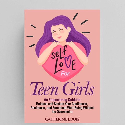 colorful cover to appeal to teen girls and their self-esteem Design by COMGUYZ