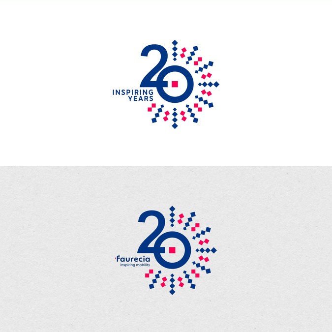 Faurecia 20th Anniversary Logo Logo Design Wettbewerb