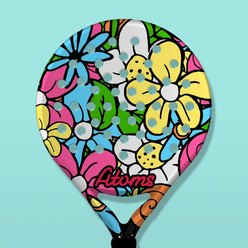 Padel Racket Design Competition. Design by ScottTierneyCreative