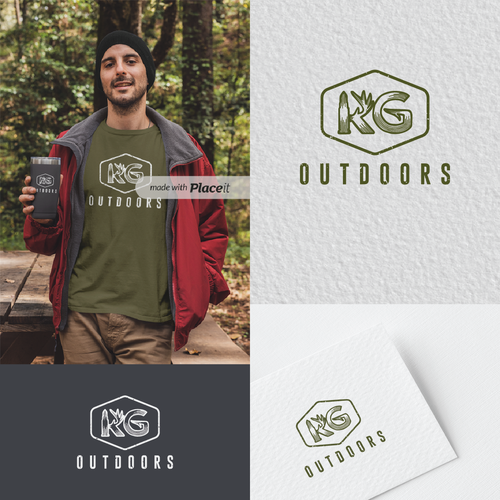 Hunting/Fishing Youtuber Logo, font, and Brand Guide Design by Abuha