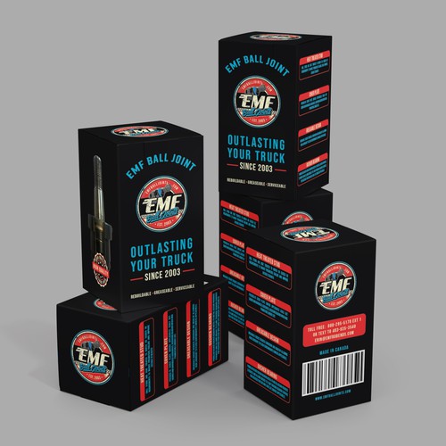 Artwork Design for Automotive Ball Joint Packaging Design by CUPEDIUM