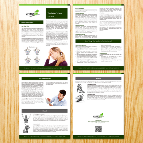 Design a Template for our Patient Handouts Brochure contest