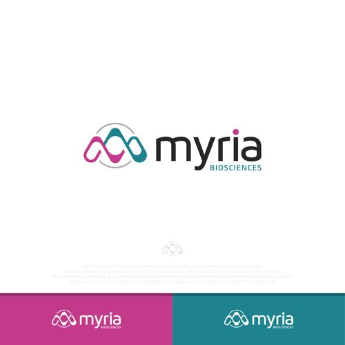 Logo for biotech company advancing drug development Design by MrBaba