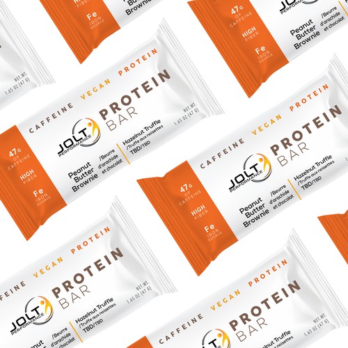 Design a modern, catchy package for a healthy premium energy bar Design by bow wow wow