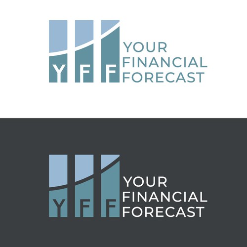 Your Financial Forecast Logo Design by F & S design.