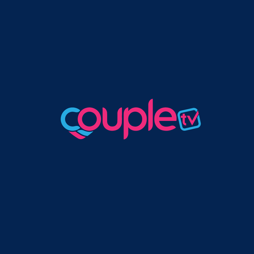 Couple.tv - Dating game show logo. Fun and entertaining. Réalisé par Sufiyanbeyg™