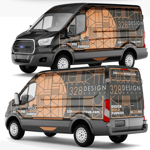Contemporary and Classy Van Wrap for Interior Design Design by Nick T.