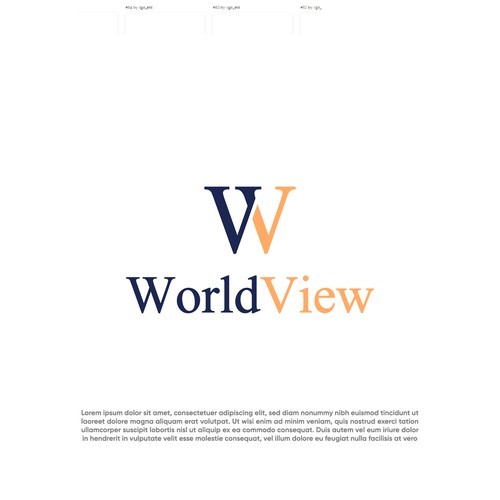 WorldView Magazine Logo Design by Rabeyi