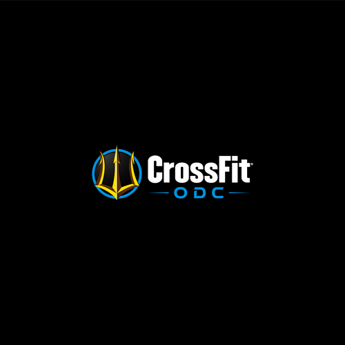 Logo pour une salle de CrossFit (France), thématique : trident, mer, odyssée, poseidon … Design by RahmaniaSafitri