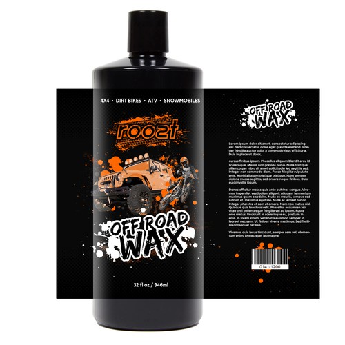 Off-Road Vehicle cleaning products label Design by ✪ SSUK™