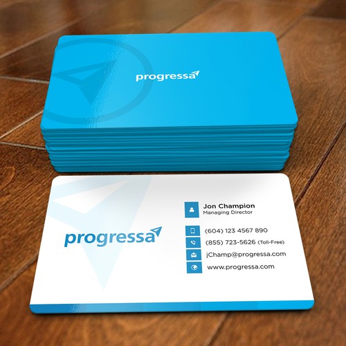 Business cards for Canadian financial institution Réalisé par dkuadrat™