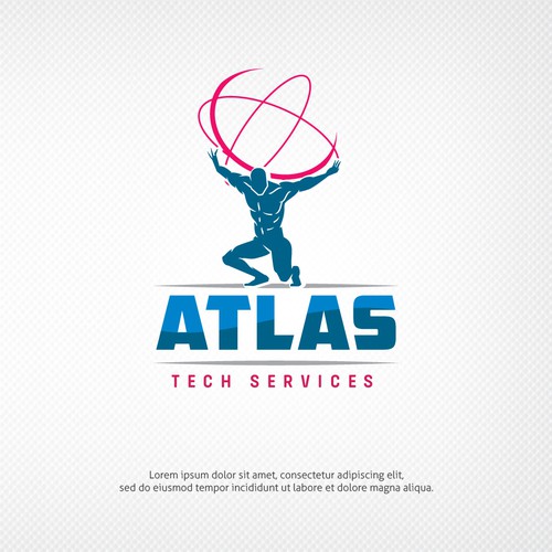 Guaranteed-  Create a logo and branding concept for Atlas Tech Services Design by Raisa d'sign