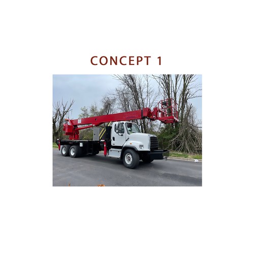140' Bucket Truck design Design by Adriana Lopez
