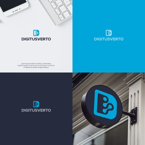 Aspiring and Inspirational logo for a Digital Transformation company Design by Artba