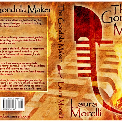 Book cover for The Gondola Maker: A novel set in 16th-century Venice Design by Pq.1