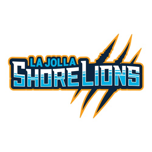 Wordmark/Logotype for La Jolla Shore Lions Design by Ovidius ;