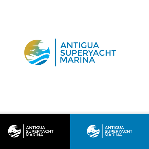 Logo for Antigua Superyacht Marina Design by AjiCahyaF