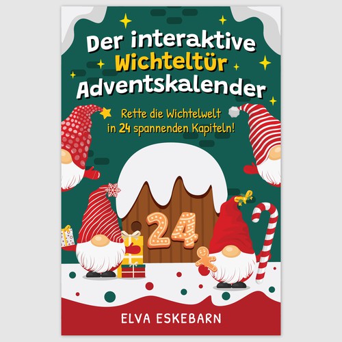 Designs | Children Christmas Book Advent Calender | Book cover contest