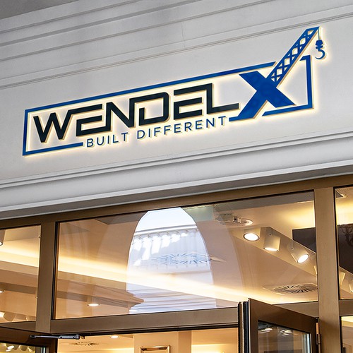 Luxury Logo Design for Wendel X — A Premium Construction Brand Built Different Design by SimpleDezign