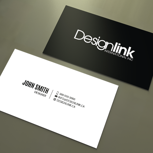 Develop a business card for a dynamic interior design firm | Business ...