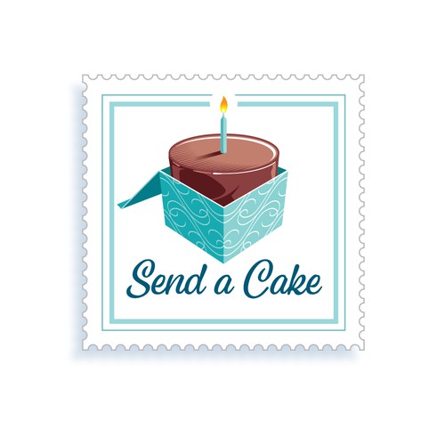 Send A Cake needs a gorgeous fun logo Design by gcsgcs