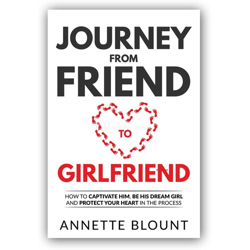 Design a book cover that is fun and playful to help single women experience love beyond friendship Design by Retina99