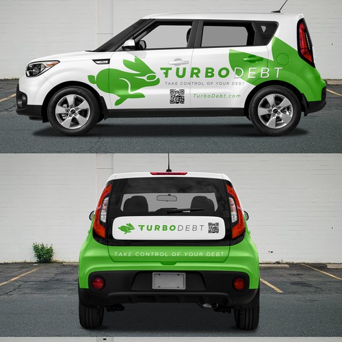 Kia Soul Car Wrap Design for Hot Fintech Startup Design by DuhaCreative