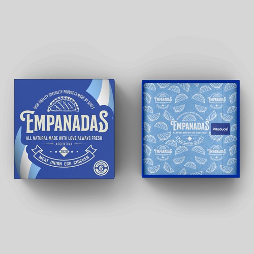 Empanada Box Design by Gustavo RV