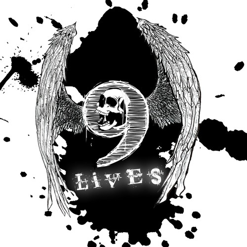 9 Lives Music Group Record Label LOGO Design by GabrielSurpanu