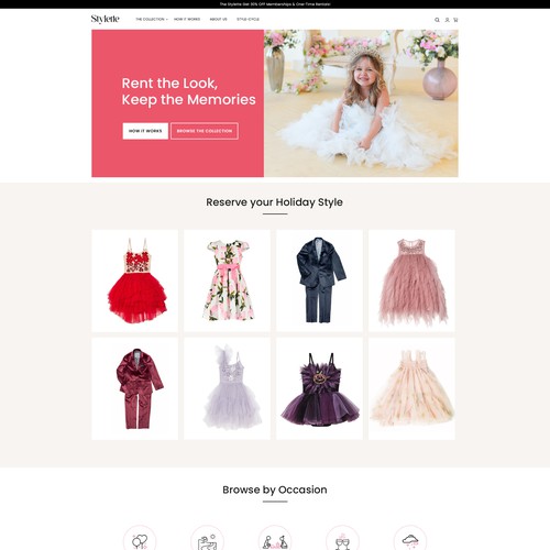 Needed: Cute Kids Clothing Site Redesign Design by Pixelopaque