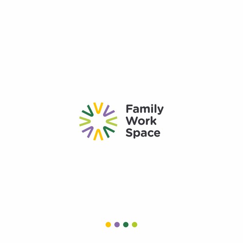 Unique family friendly co-working space needs logo Design by hakamid_art