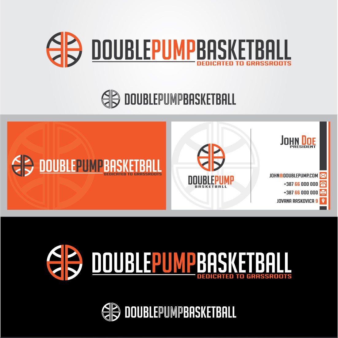 Basketball font logo with the title 'Design a cool logo for a basketball company'
