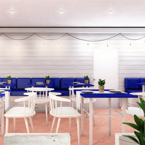 3d Design For Greek Fast Casual Restaurant 3d Wettbewerb