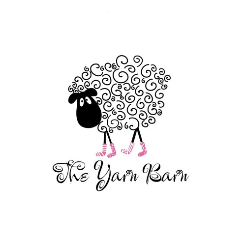 Design a logo for an amazing yarn shop! Design by Valentina Egina