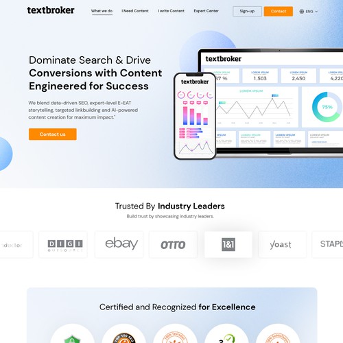 Agency Website Relaunch - potential add-on / long-term work Design by pb⚡️