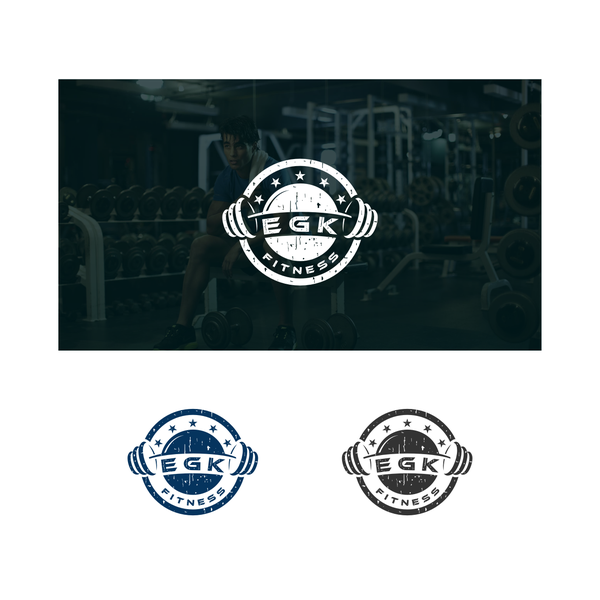 Design by kangbur™ titled "Logo concept for EGK Fitness"
