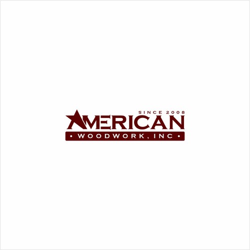 American Woodwork news a new logo Ontwerp door Logics Studio