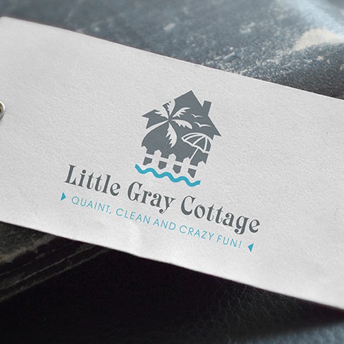 Create a logo for Little Gray Cottage, a beach vacation rental home. Design by Alex Romanov