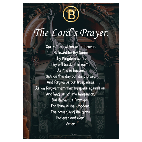 Lords Prayer Card Design イラスト グラフィック コンペ 99designs