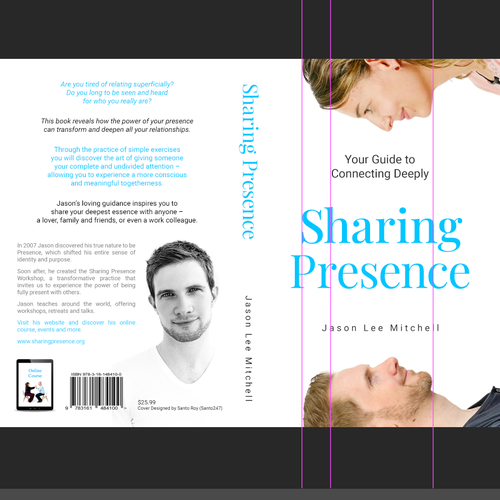 Mindfulness Book Cover on Sharing Presence Design by SantoRoy71