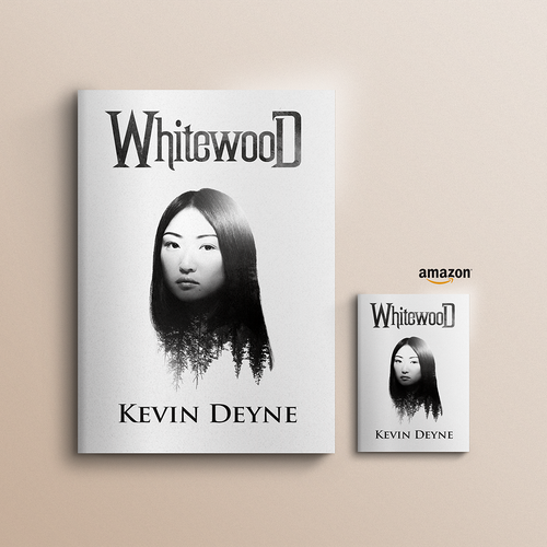 E-Book cover for "Whitewood", a Lovecraftian horror thriller Design by Omar-chadli